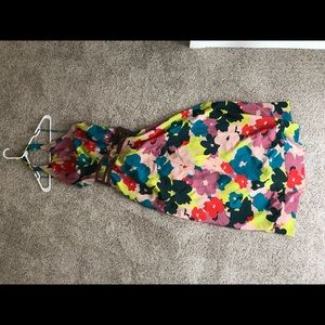 Floral halter maxi dress